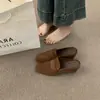 Opções Multicores Mocassins de Camurça com Calcanhar Aberto e Salto Anabela para Mulheres, Primavera/Verão 2026, Estilo Gentil e Elegante