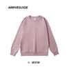 Sudadera Holgada para Hombre Ag300G Cuello Redondo Color Sólido Manga Larga Tejido de Doble Cara Estilo Casual Al Por Mayor en Stock con Diseño de Bloques de Color