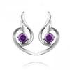 Soft 925 prata esterlina banhado a platina brincos atacado coreano feminino brincos de jóias de prata esterlina