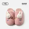 Chinelos de algodão autênticos do Coelho Miffy para mulheres, chinelos de pelúcia para casa outono e inverno para casais, chinelos quentes de pelúcia de inverno para homens