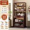 Estantería de Madera Maciza Estilo Chino para Exhibición de Té, Gabinete de Almacenamiento Adorno Divisor para Sala de Té, Gabinete de Exhibición para Juego de Té