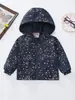 Jaquetas Infantis Direto do Fabricante: Jaquetas Casuais com Capuz e Zíper Estilo Esportivo Estampadas para Meninos e Meninas, Novos Estilos de Primavera e Outono