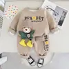 Conjunto de Moletom para Meninos de Outono, Novo Estiloso 2024 Roupas de Primavera e Outono para Bebês Meninos, Conjunto de Duas Peças para Crianças