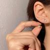 Aretes de Serpiente de Plata Esterlina S925 para Mujer 2025 Nuevos Aretes de Nicho Modernos de Gama Alta con Estilo Versátil de Rosca