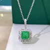 [Envío Gratis de Liquidación] Collar de Trébol de Cuatro Hojas Lleno de Diamantes Plata de Ley S925 Cadena para Clavícula Estilo de Lujo Ligero de Alta Gama para Mujer Mismo Estilo que las Socialités