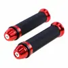 Manillar de motocicleta modificado de goma para scooter, ciclomotor, cubierta de manillar de aleación de aluminio, puño de grifo de coche deportivo, 22 mm, Universal