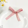 Color Sólido Algodón Poliéster Lazo Pequeño Atado a Mano Hecho a Mano DIY Accesorios para el Cabello Ropa Infantil Caja de Regalo Funda de Teléfono Bolso Accesorios de Decoración para Mascotas