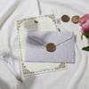 Parque de Ovejas Patrón de Piel Sobre Papel de Carta Traje Sello de Pintura Romántico Retro Nostálgico Tarjeta de Invitación Artístico Fresco Papel de Carta para Cartas de Amor