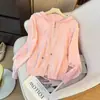 Cárdigan de Punto con Capucha y Cremallera Doble Estilo Coreano Grulla Blanca Casual Manga Larga para Mujer Primavera Otoño 2026 Moda Holgado que Reduce la Edad