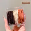 Novo elástico de verão para cabelo feminino alta elasticidade durável corda de cabelo que não aperta corda de cabelo simples e elegante para menina