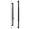 Manija de Puerta de Vidrio Dorada Moderna Acero Inoxidable Puerta con Marco Negro Manija de Puerta Hotel Pasamanos de Madera Maciza Manija Grande