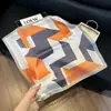 Pañuelo de Seda 70 Cuadrado Moda Coreana de Alta Gama Versátil Profesional Seda Sintética Pequeño Pañuelo de Cuello Estampado Retro Pañuelo de Seda para Mujer