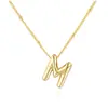 Amazon Xiyin colgante regordete moda europea y americana cadena de clavícula simple globo de cumpleaños collar de letra brillante