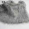 Tela de Felpa para Disfraces de Animales Hechos a Mano, Muñeco de Algodón Peludo de 9 cm de Largo con Pelo Largo y Esponjoso