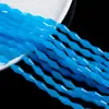 Miçangas Multifacetadas em Formato de Losango, Miçangas de Vidro Coloridas Transparentes, Acessórios de Miçangas Soltas para Brincos Tecidos Feitos à Mão DIY, Franjas