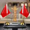 Decorações de Bandeira Vermelha para Mesa de Escritório Moda de Alto Padrão Caneta Criativa para Escrita para Presentear Liderança