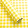 Papel de Embrulho para Buquê de Flores Impermeável Papel Ouya Xadrez Xadrez de Verão Floral Material de Embalagem Floricultura Papel para Presente de Flores