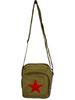 Bolsa de Lona Lei Feng Sirviendo al Pueblo Estrella de Cinco Puntas Bolsa de Lona Nostálgica Retro Bolso de Hombro Cruzado Estrella Roja para Hombres