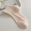 Meias Finas Mary Jane Estilo Japonês Doces JK Cor Sólida Respiráveis Meia-Calça Sem Costura Enrugadas Venda por Atacado de Zhuji