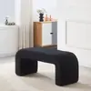 Banco sencillo de piel de cordero con forma de celebridad de Internet para la cama, para sala de estar, tienda de ropa, sofá, banco, puerta de entrada, cambiador de zapatos, taburete para el hogar.