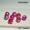 Cuentas Pintadas a Mano Tulipán Conejo Fresa DIY Cuentas Hechas a Mano Accesorios de Joyería Huevo Pochado Infantil Cuentas Sueltas Cadena de Teléfono Móvil