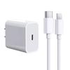Adequado para carregador rápido Apple 15, carregador rápido 20W, cabeça dupla TYPE-C, carregador rápido Apple 15por
