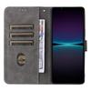 Adecuado para carcasa de teléfono móvil Sony Xperia 1 IV, funda de cuero para teléfono móvil Sony Xperia 1 IV con tarjetero y cordón