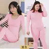 Pijamas Más Populares del Sudeste Asiático para Mujer, Ropa Interior Térmica para Mujer, Tallas Grandes y Extra Cálido Polar Polar M~5XL