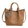 Versão Coreana Estilo Doce de Nicho Cor Sólida Simples Elegante Bolsa de Mão Bolsa Saco Casual para o Dia a Dia Versátil Moda Pequena Bolsa Feminina