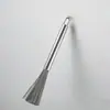 Cepillo de Olla de Acero Inoxidable, Cepillo de Alambre de Acero para Limpieza del Hogar, Limpieza de Sartenes Antiadherentes, Cepillo Especial para Lavar Platos y Ollas con Mango Largo para Cocina