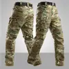Directo del fabricante, pantalones rectos holgados para hombre, pantalones de camuflaje tácticos transpirables L8 para exteriores, pantalones de trabajo de camuflaje duraderos de poliéster-algodón