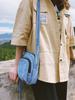 Bolsa pequeña casual retro simple de mezclilla para mujer Mini bandolera para mujer ins que combina con todo estilo coreano artístico
