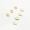 Colgante en Forma de Corazón Chapado en Oro 18K14K con Fuerte Retención de Color, Cadena de Extensión para Collar Pulsera DIY