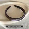 Faixa de Cabelo de Cetim Lisa Estilo Coreano para Mulheres 2025 Nova Faixa de Cabelo para Lavar o Rosto Presilha de Cabelo com Topete Fashion Acessório de Cabelo