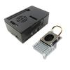 Raspberry Pi 5ª Geração Shell Compatível com Tela de 3,5 polegadas Instalação Protective Shell Raspberry Pi 4b 3b Difusor Shell