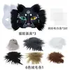 Amazon Máscara Facial de Gato DIY Papel Machê em Branco com Conjunto de Tecido de Feltro Máscara de Baile Cosplay