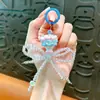 Corrente de Celular com Contas de Balão de Ar Quente Transfronteiriço Pingente Chaveiro Acessórios de Bolsa Presente para Casal Chaveiro Atacado de Comércio Exterior