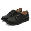 Sapatos de Couro para Meninos Sapatos de Couro Envernizado Preto Estilo Britânico 2025 Novos Alunos do Ensino Fundamental e Médio Sapatos para Daminhas de Honra Meninos e Crianças Performance