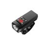 Luz de Bicicleta Inteligente Digital com Display Transfronteiriço, Luz de Ciclismo ao Ar Livre Ultrabrilhante, Farol Dianteiro para Ciclismo Noturno, Lanterna de Mão
