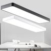 Luminária de teto led simples, lâmpada retangular de tira longa, lâmpada de escritório, estúdio, prédio de escritórios