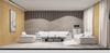 8D Nueva Chinoiserie Rejilla Anti-Madera Revestimiento de Pared Fondo de Sofá para Sala de Estar Papel Tapiz Forma de Paisaje Mural Decorativo Revestimiento de Pared para Sala de Té
