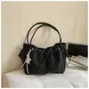 Bolso de hombro plisado de nicho estilo coreano transfronterizo 2026 para mujer, versátil, para el trabajo, bandolera tipo cubo
