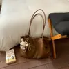 Bolso Cruzado de Hombro Individual con Personalidad Casual de Moda Bolsos Nuevos Verano 2026 Bolso Tote de Color Sólido de Moda para el Trabajo y el Viaje de Negocios para Mujer