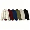 Ropa de mujer transfronteriza 2026 Moda europea y americana casual blazer con botones de cuello alto y dobladillo irregular para mujer F826131