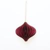 Árbol de Navidad Colgante Pequeño Estilo Ins Mini Colgante de Bola de Panal de Papel Diseño de Ventana Decoración DIY Bola de Panal de Navidad