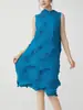 Vestido plisado irregular hecho a mano para mujer, Ropa de mujer de alta gama y elegante, Diseño Miyake, Falda de lujo accesible de alta gama