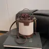 Nova Bolsa Feminina Estilo Coreano Saco de Cordão Portátil Estilo Balde Bolsa de Ombro Fashionável Peça Única Dropshipping Bolsa Transversal Fashionável