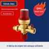 Válvula automática de reposição de água em latão 4 pontos passagem reta válvula de esfera unidirecional tanque de água torre de água válvula automática de reposição de água controlador de nível de água