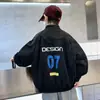 Chaqueta de otoño para niño, chaqueta estilo americano con cuello alto, para niños de talla mediana y grande, nueva colección primavera y otoño 2026, top moderno de corte holgado