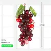 Simulação fruta uva abacaxi uva falsa laranja limão modelo de espuma adereços de fotografia pingente fruta falsa atacado